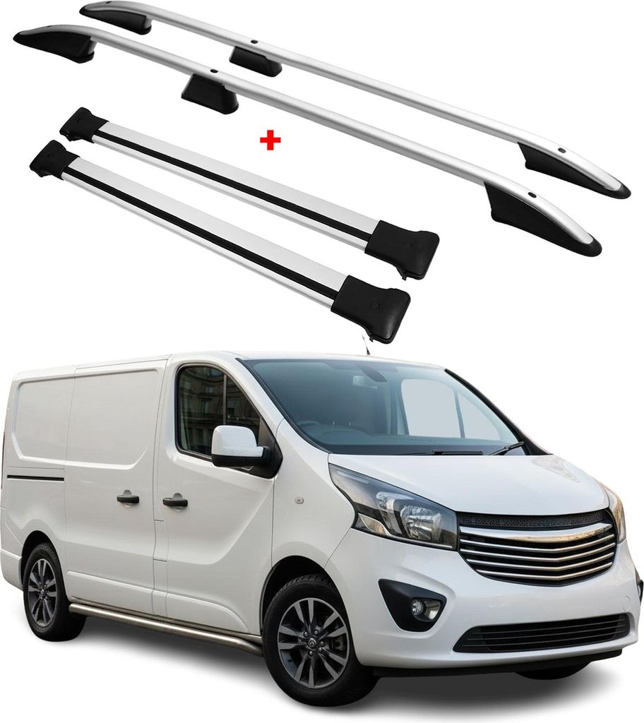 Kit Barres et Rails de Toit pour Opel Vivaro Renault Trafic Image du produit 