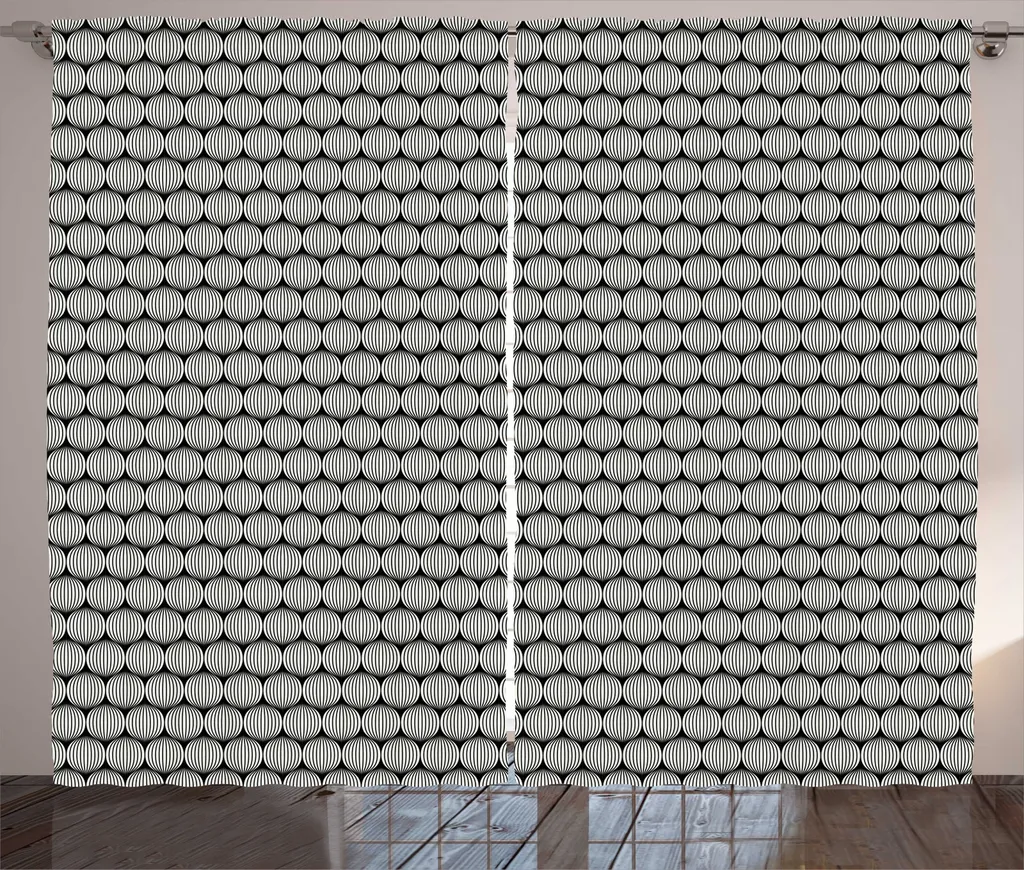 Rideaux de salon avec bande universelle - Paire 280x225 cm Olive