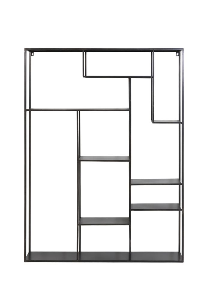 Light & Living - Wandregal TALARA - 110x25,5x150cm - Schwarz