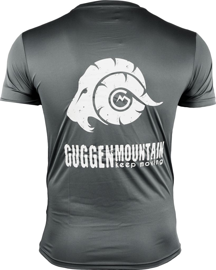 GUGGEN MOUNTAIN Herren Funktiosshirt Funktionswäsche Funktions T-Shirt Sport Outdoor Aktivitäten Schnelltrocknend Kurzarm Atmungsaktive Dunkelgra...
