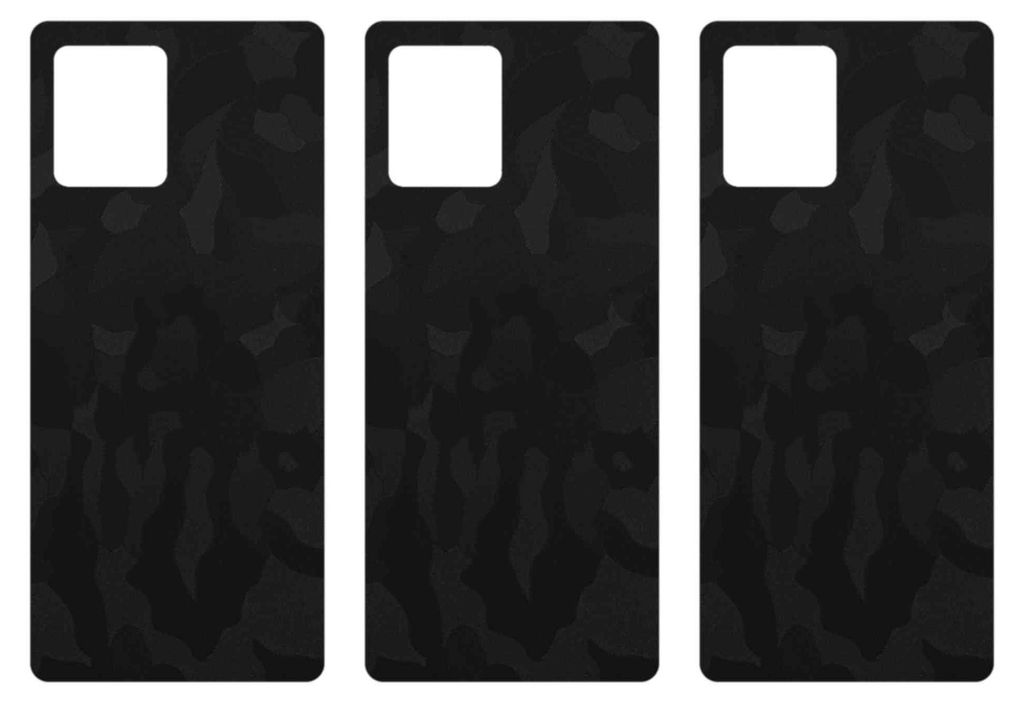 apgo Rückseite Schutzfolie, Skin, kompatibel mit Motorola Moto G13, Hinten Displayschutzfolie aus Vinylfolie, kratzfest, einfache Montage - Schwar...