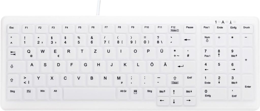 CHERRY ACTIVE KEY MTA AK-C7000 Corded DE-Layout weiß IP68