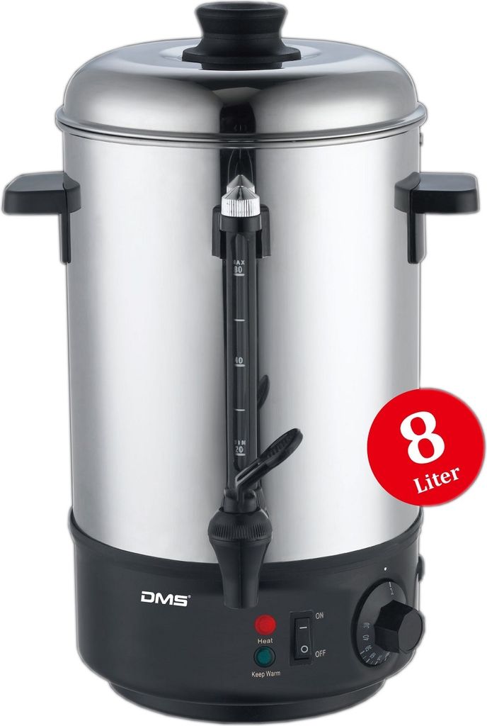 DMS® 8 L Glühweinkocher Glühweinautomat Wasserkocher