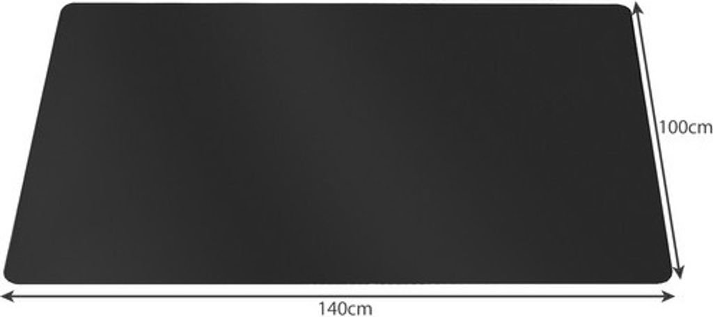 Ruhhy Ochranná podložka pod židli 100x140cm - černá Obrázek produktu 5