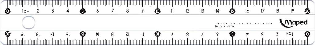 Maped Règle plate Start 146 200 mm en plastique Image du produit 