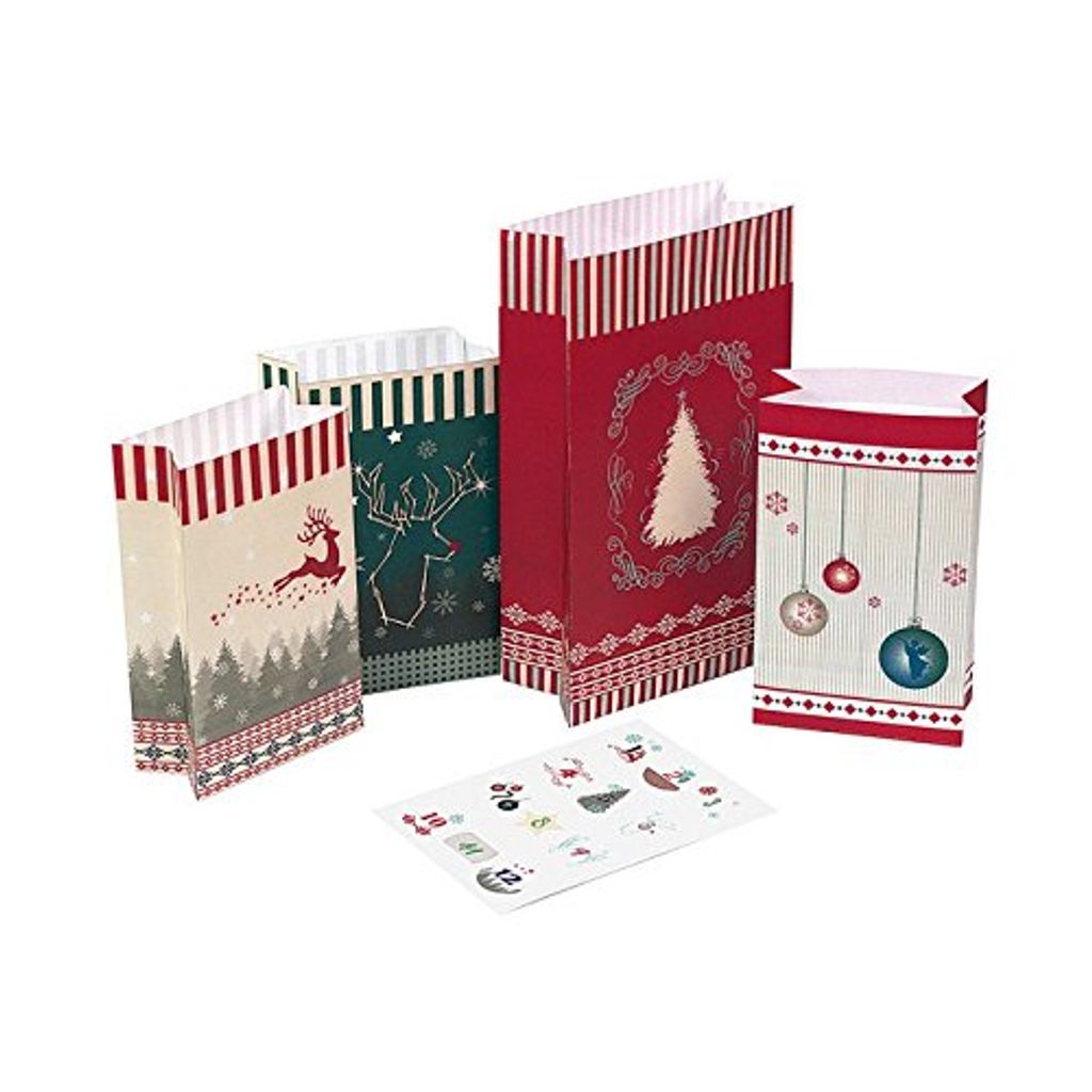24 Adventstütchen "Nordic" Produktbild 