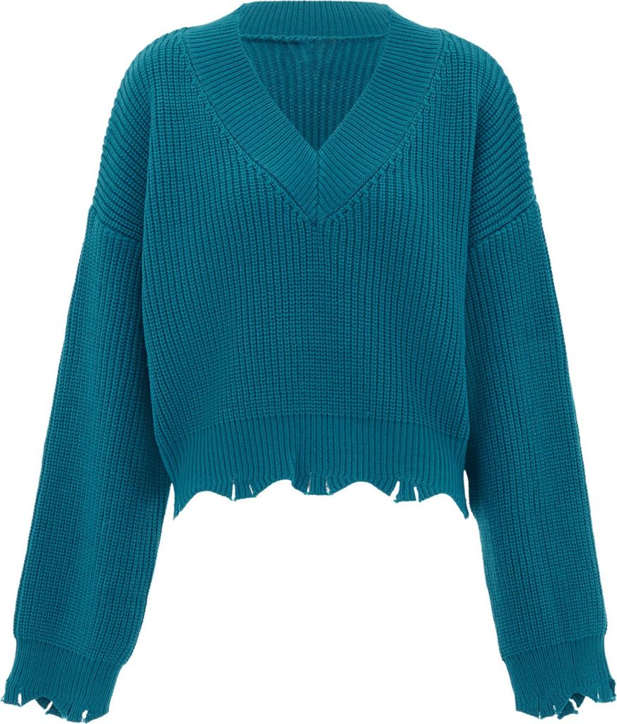 Gaya damen pullover - türkis, M/L