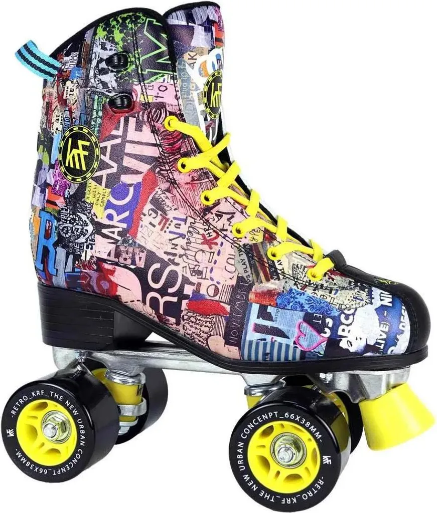 Patins à roulettes pour Roller Disco et Balade Urbaine Multicolore 36