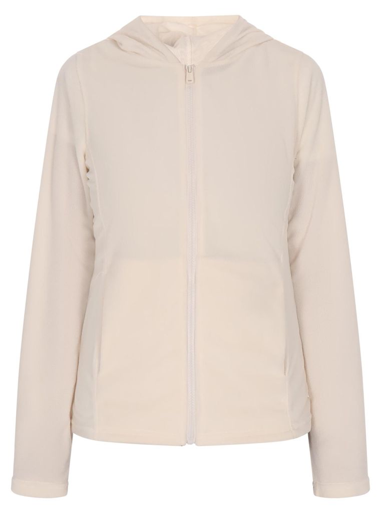 AODA damen fleecejacke - wollweiss, S