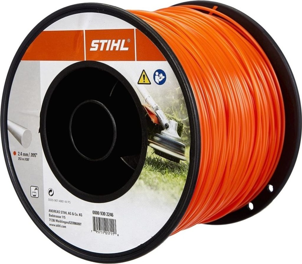 Stihl Schneidedraht Rund Orange 2.4 MM 253 Meter Produktbild 7
