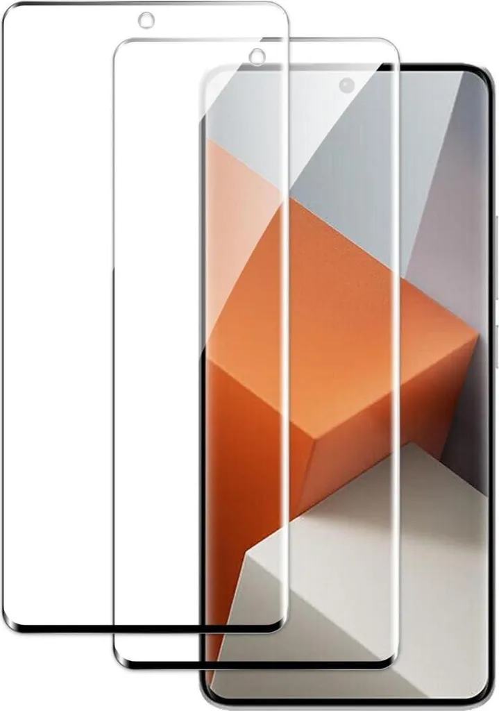 REY Pack 3X Protezione Completa Per Xiaomi Redmi Note 13 Pro 4G | Pellicola Vetro Temperato 9H + Cover Anti-Shock In TPU