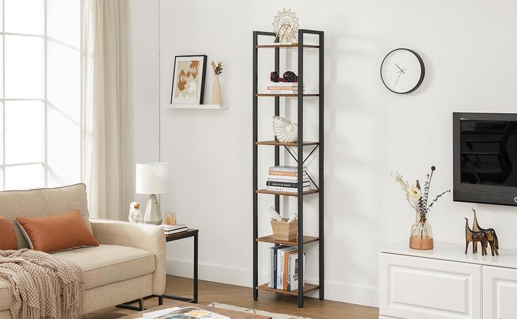 Schuhregal - Schuhschrank - 10 Fächer - 30×40×30 cm je Fach - Mit Türen - Stahlrahmen - Schlankes Design - Schwarz