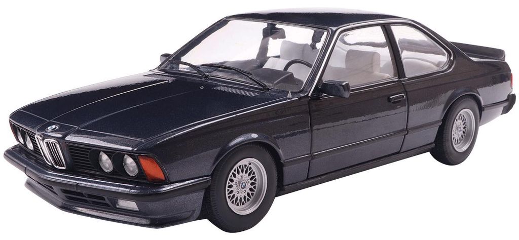 BMW 635 CSI, couleur bleu Macao, échelle 1/18, année 1984 Image du produit 