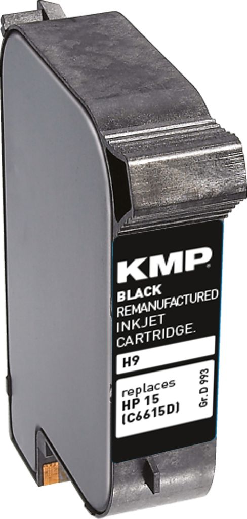 KMP Tintenpatrone passend für HP 15 Black C6615DE Produktbild 