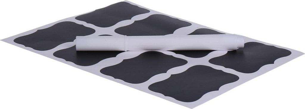 4er Set Vorratsglas mit Bambusdeckel und 8 Kreidetafel- Produktbild 7