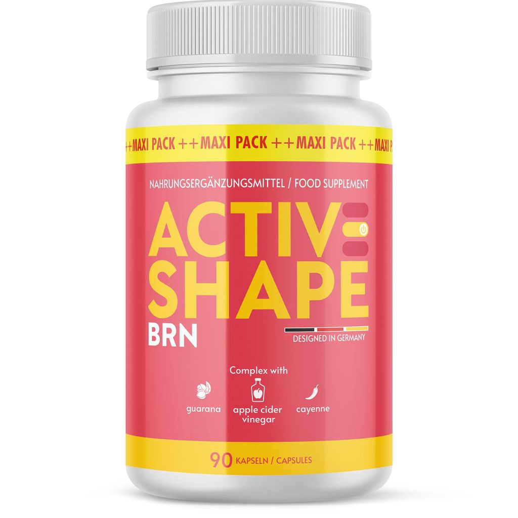 ActiveShape Brn Kapseln | Ihr zuverlässiger Partner | Leichte Anwendung | Inhalt 90 Kapseln