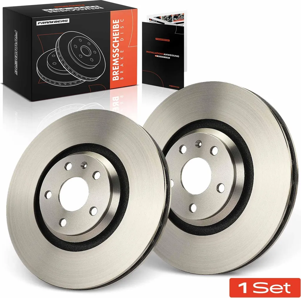 Paire de Disques de Frein Avant Ventilés Audi TT 8J3 et Roadster 8J9
