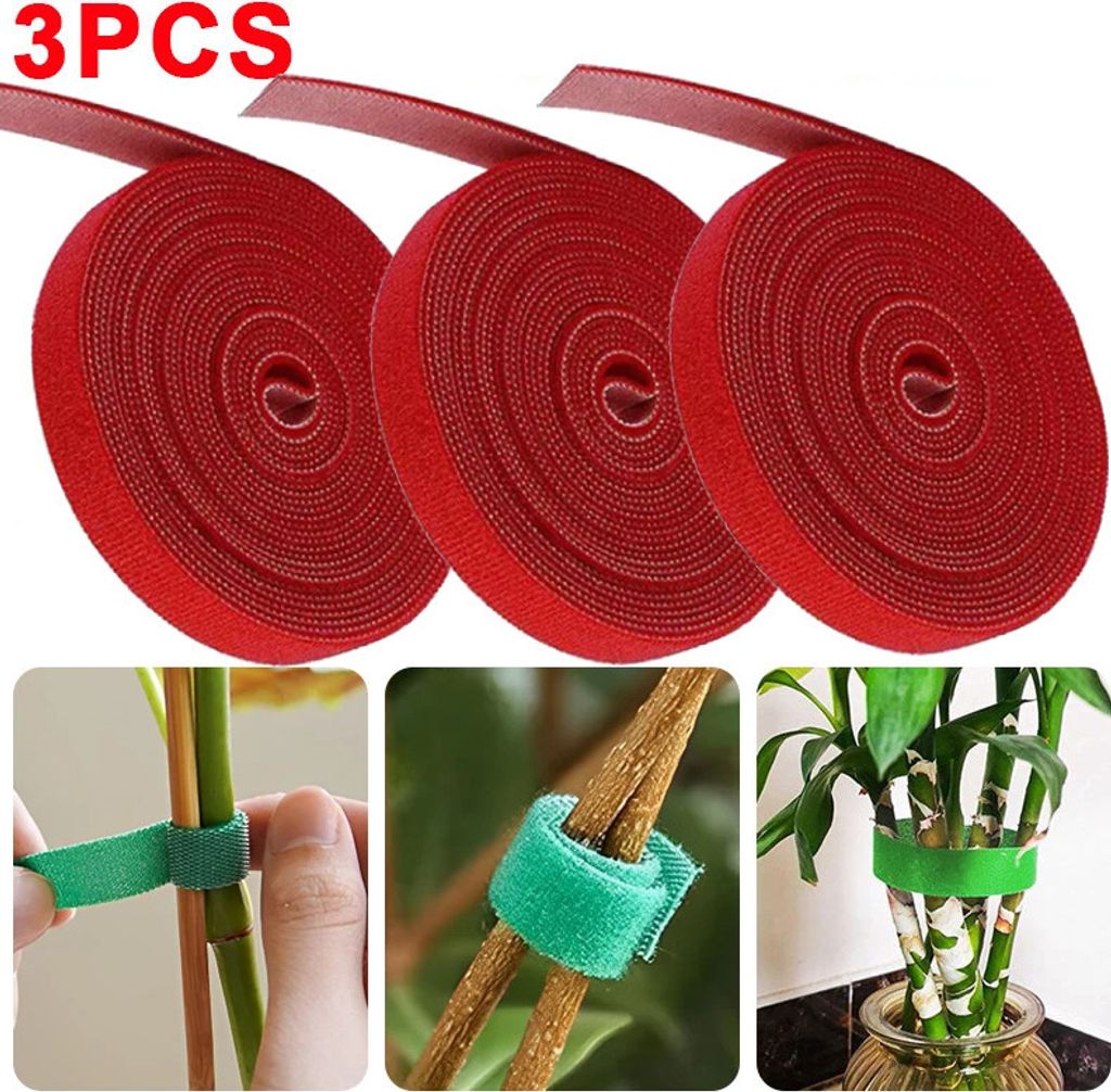 3 rolky viazanie rastlín, 12 mm x5 m viazanie rastlín Obrázok produktu 