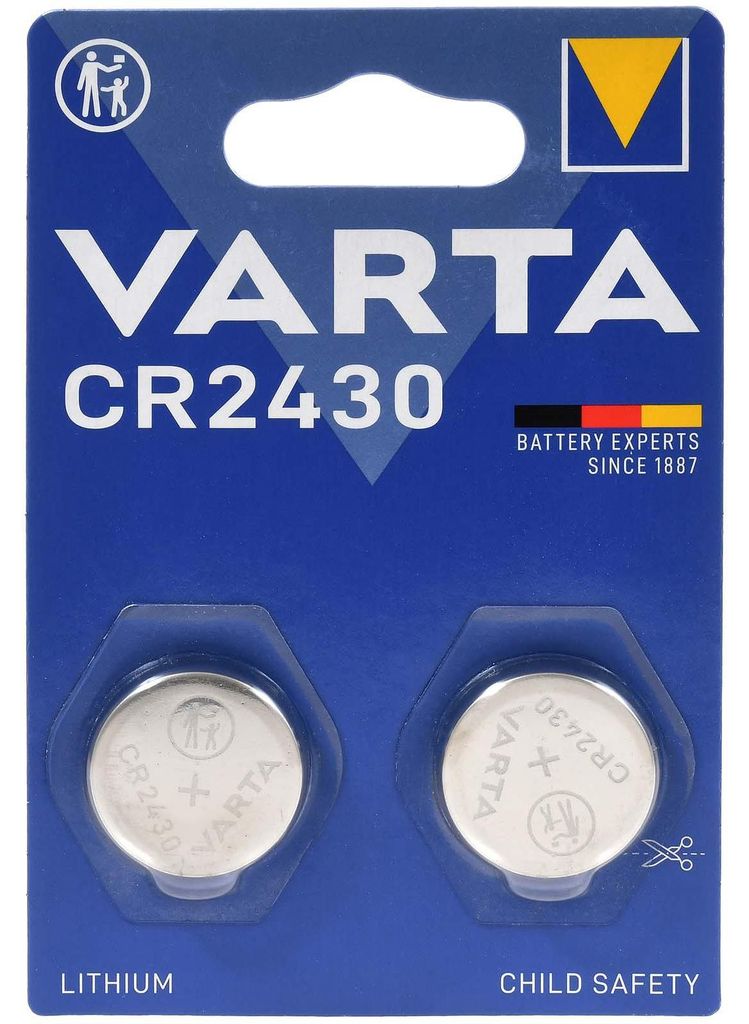 Varta 2x CR2430, Einwegbatterie, CR2430, Lithium, 3 V, 2 Produktbild 