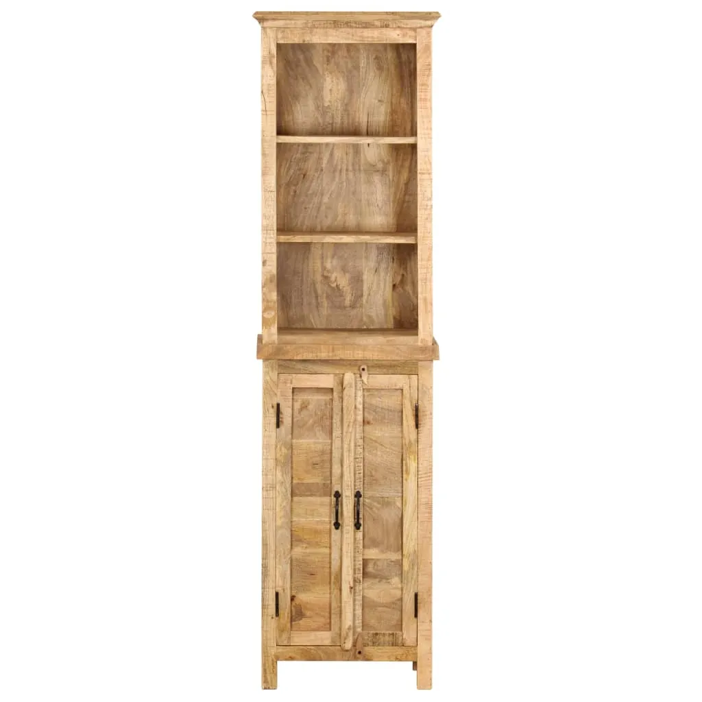 Meuble bibliothèque bois massif pour bureau ou salon style vintage