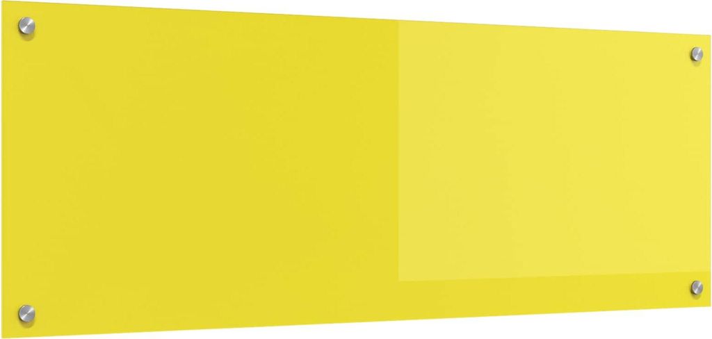 Küchenrückwand Gelb 110 x 40 cm Gehärtetes Glas