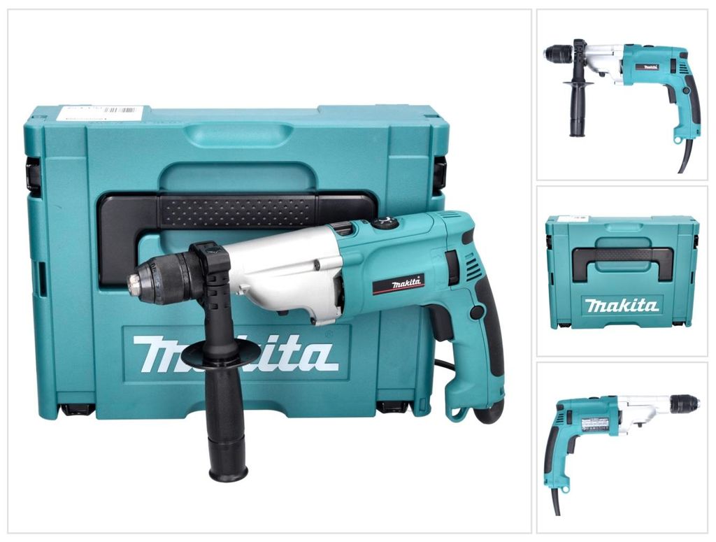 Makita HP2071J, Rychloupínací, Černá, Modrá, Stříbrná, 1,3 Obrázek produktu 