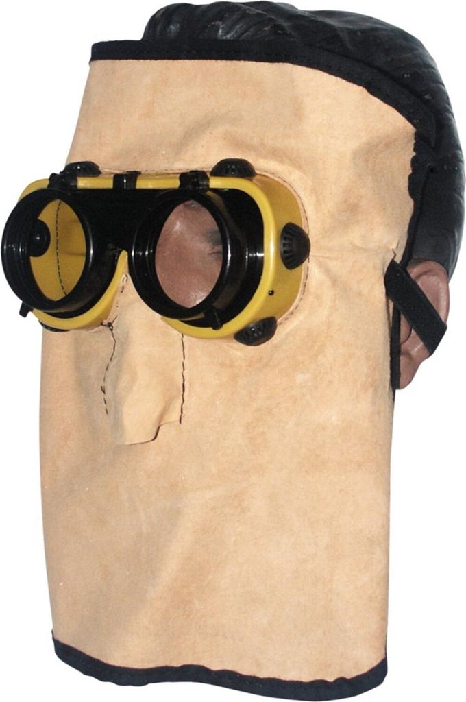 Schweißerledermaske kurz für Gl 50mm