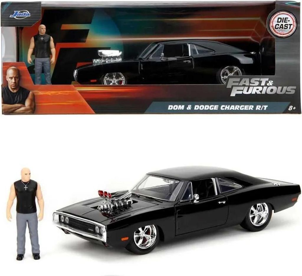 Jada Toys 253205006 Dodge Charger R/T 1970 noir Fast & Image du produit 