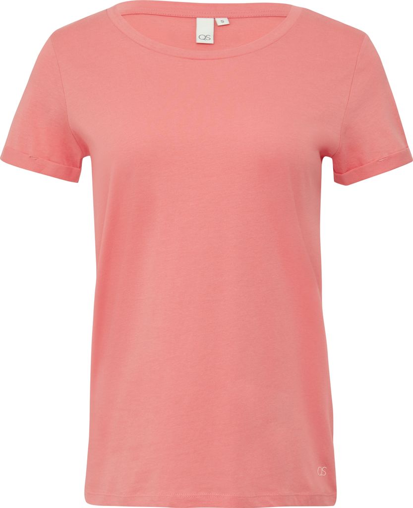 s.Oliver T-Shirt aus weicher, leicht elastischer Baumwolle mit Rundhalsausschnitt