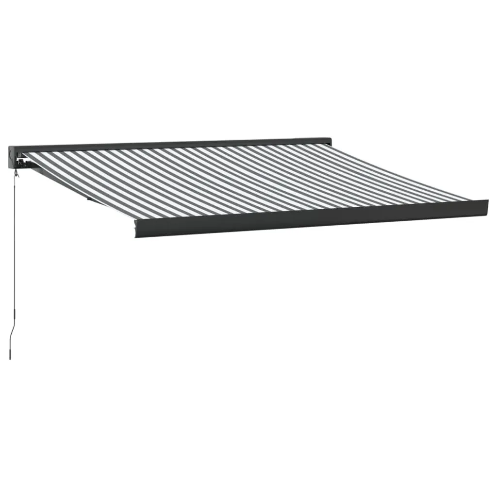 Store banne 3,5x2,5 m contre la chaleur : protection solaire anthracite