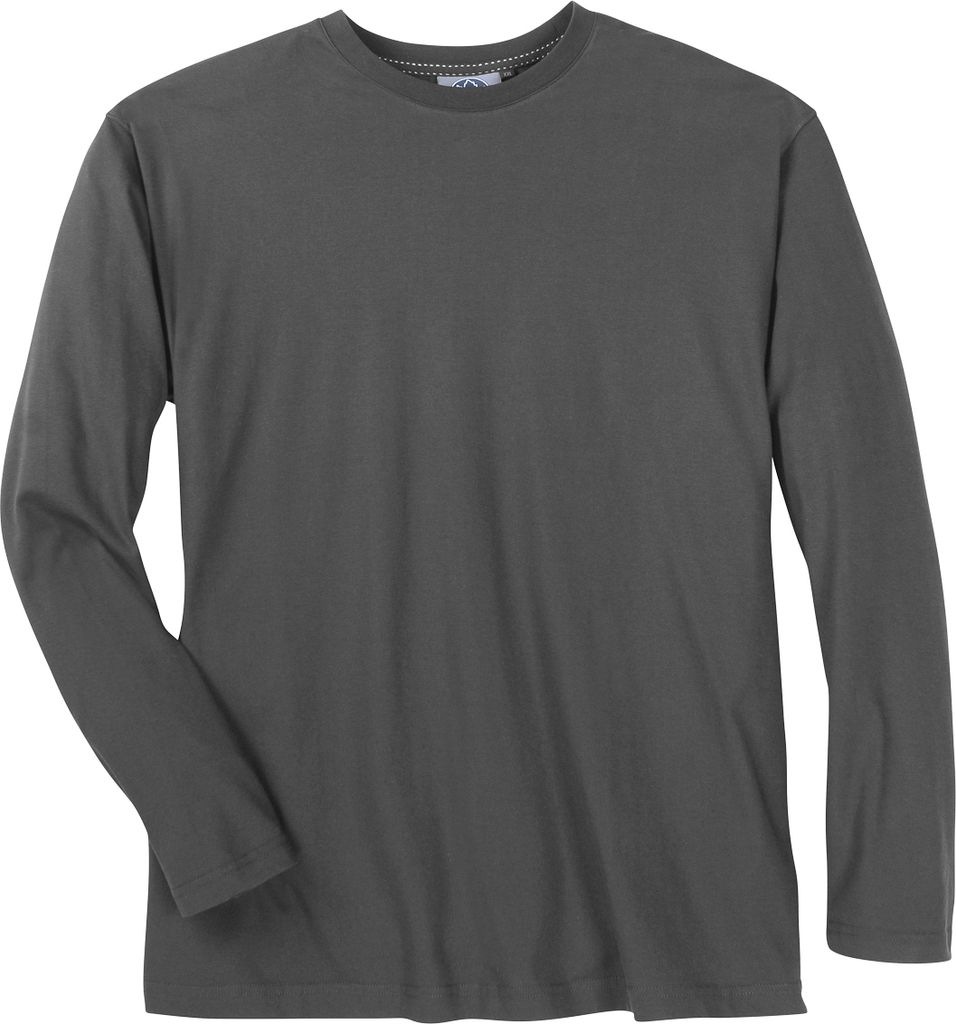 Basic Longsleeve XXL dunkelgrau Ahorn Sportswear