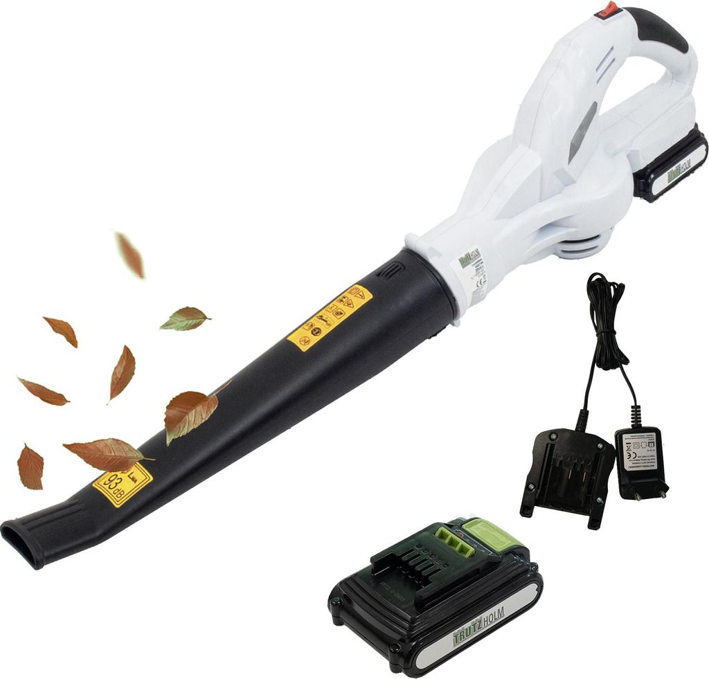 Akku-Laubbläser 20V mit 2000mAh 240km/h Akku & Ladegerät – kabellos, leicht, kraftvoll für Garten & Terrasse