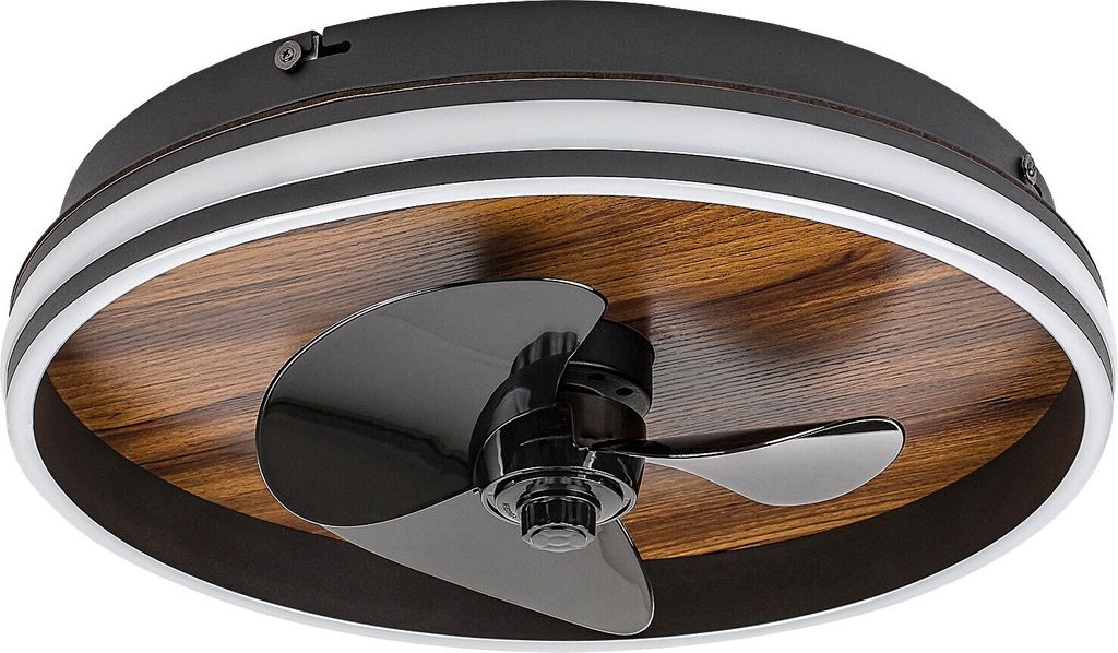 Rabalux 71016 Deckenleuchte Faustine, 30W, 1000lm, schwarz-weiß, rund, dimmbar, ø470mm