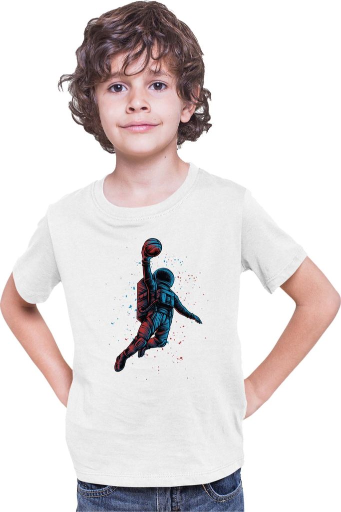 Kinder T-Shirt Nasa Space Theme Nasa 005, 12-13 Jahr - 152 / Weiß