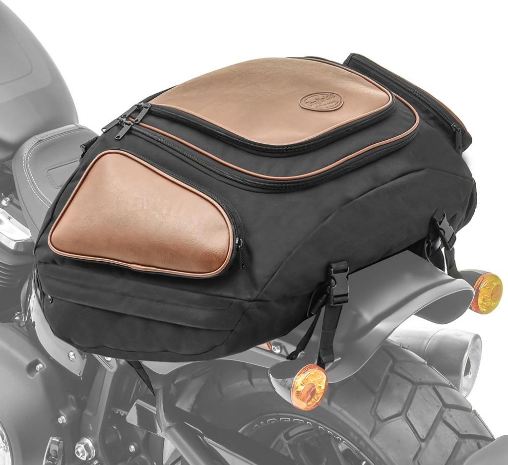 - Motorrad Hecktasche Vintage Gepäck-Tasche für sozius Produktbild 