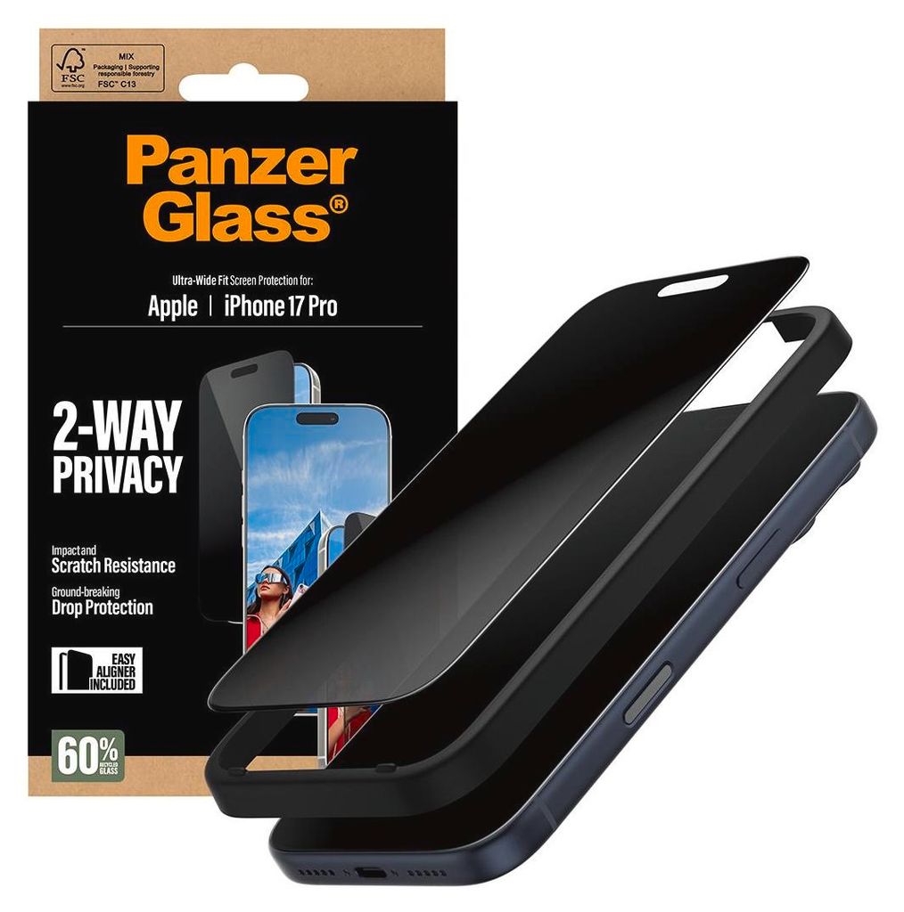PanzerGlass ® 2-Way Privacy Screen Protector iPhone 17 Pro Obrázok produktu 