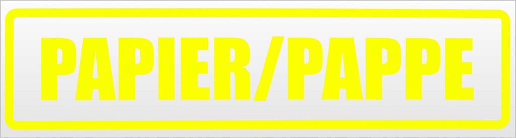 Kiwistar Papier Pappe Magnetschild Schild magnetisch - 20cm Neongelb - Magnetfolie für Auto PKW Kfz