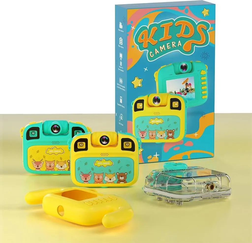 Premier Appareil Photo Enfant Antichoc : Vidéo 1080p et Batterie Lithium