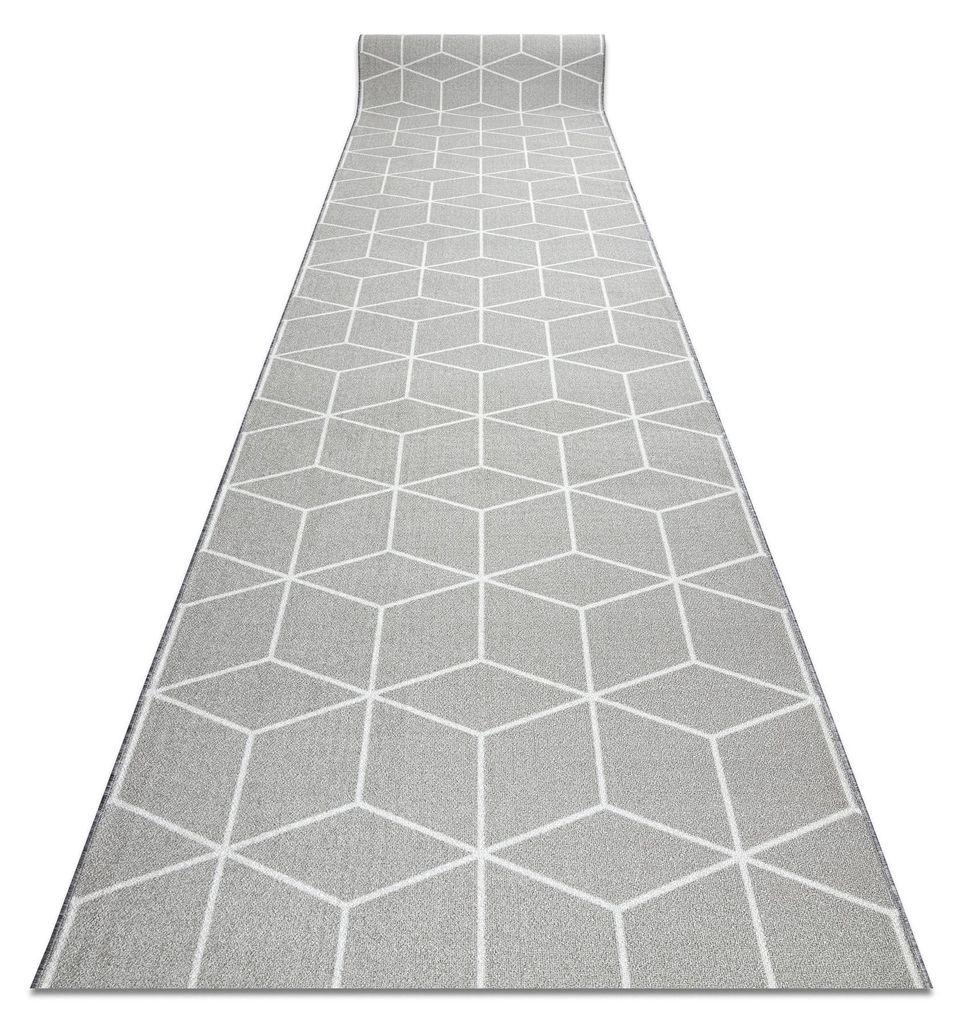 TAPIS DE COULOIR antidérapant CUBE la gomme gris 67 cm gris Image du produit 