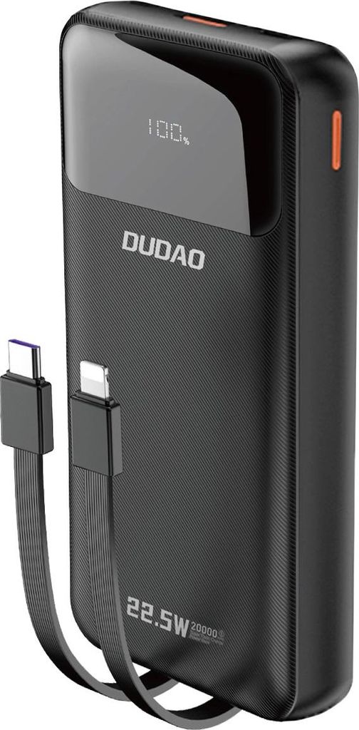 Powerbank Dudao K15Pro, 20000 mAh, 22,5W, PD, USB-C / Productafbeelding 