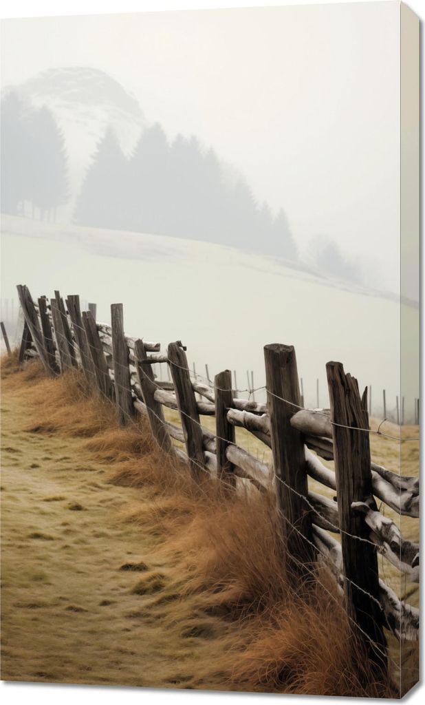 Bild 60x100cm In Nebel gehüllt