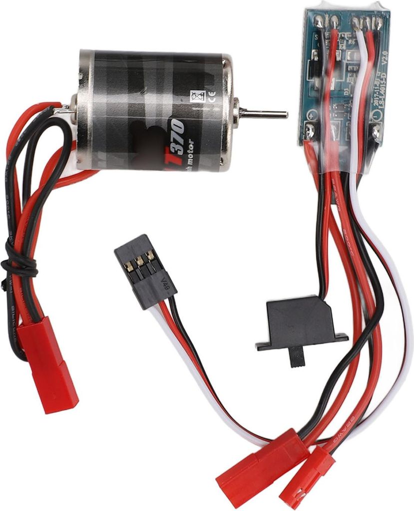 RC gebürsteten Motor Esc Combo Edelstahl Low Rausch JST Stecker 31T und 30A für 1/16 1/18 Autos