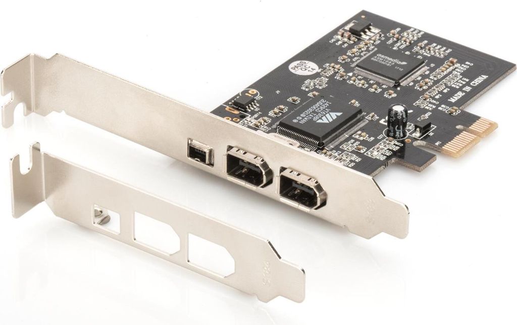 Karta PCI Express DIGITUS, Firewire 1394a (3+1 port) Zdjęcie produktu 