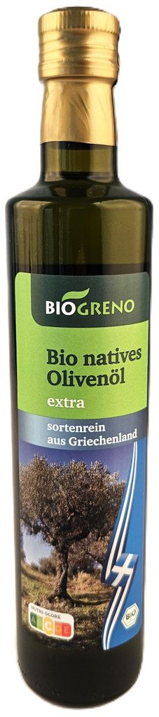 Biogreno natives Olivenöl extra sortenrein aus Griechenland Produktbild 