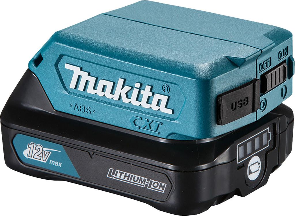Makita Akku-USB Adapter CXT 10,8V-12V max, Li-ion Produktbild 