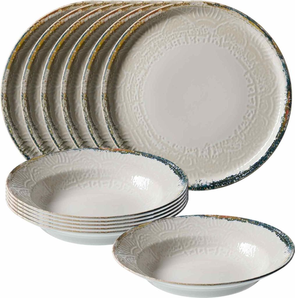 Ritzenhoff & Breker Alfonso Pizza- und Pasta Set 12-teilig