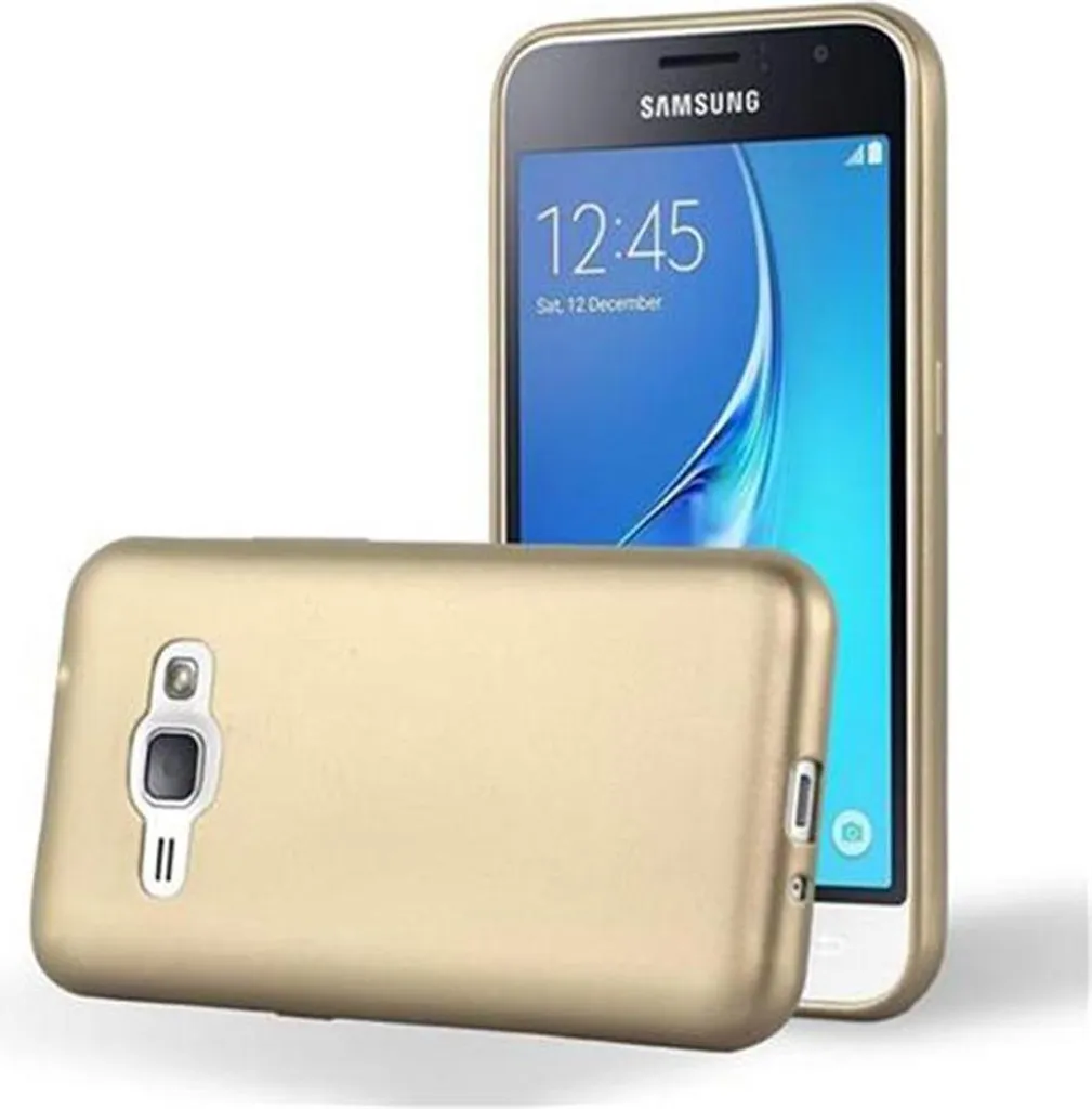 Cover Gold Samsung Galaxy J1 2016 - Custodia Elegante Oro Cadorabo