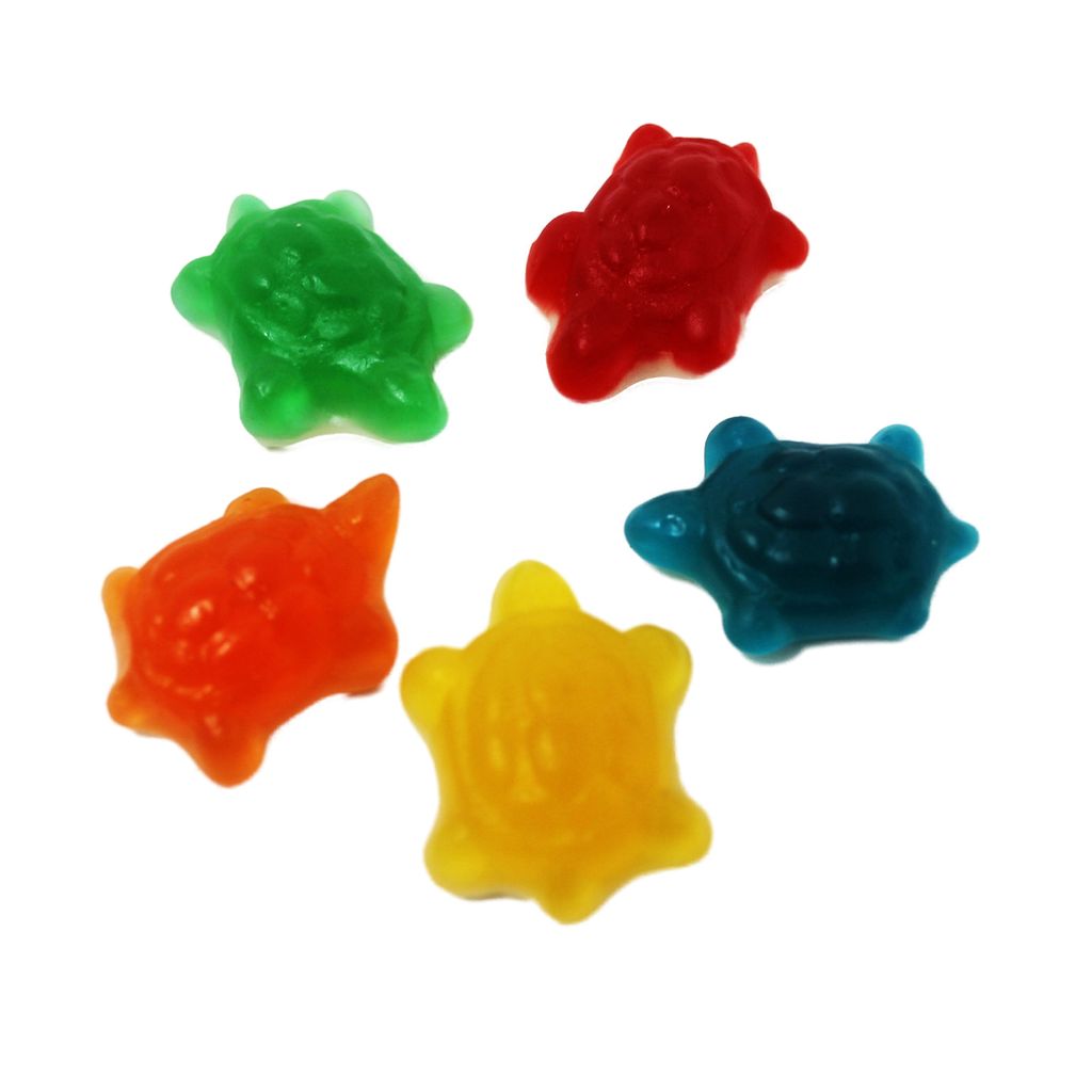 12 Bunte Mini Schildkröten - Niedliche Figuren Mit Nachtleucht-Funktion