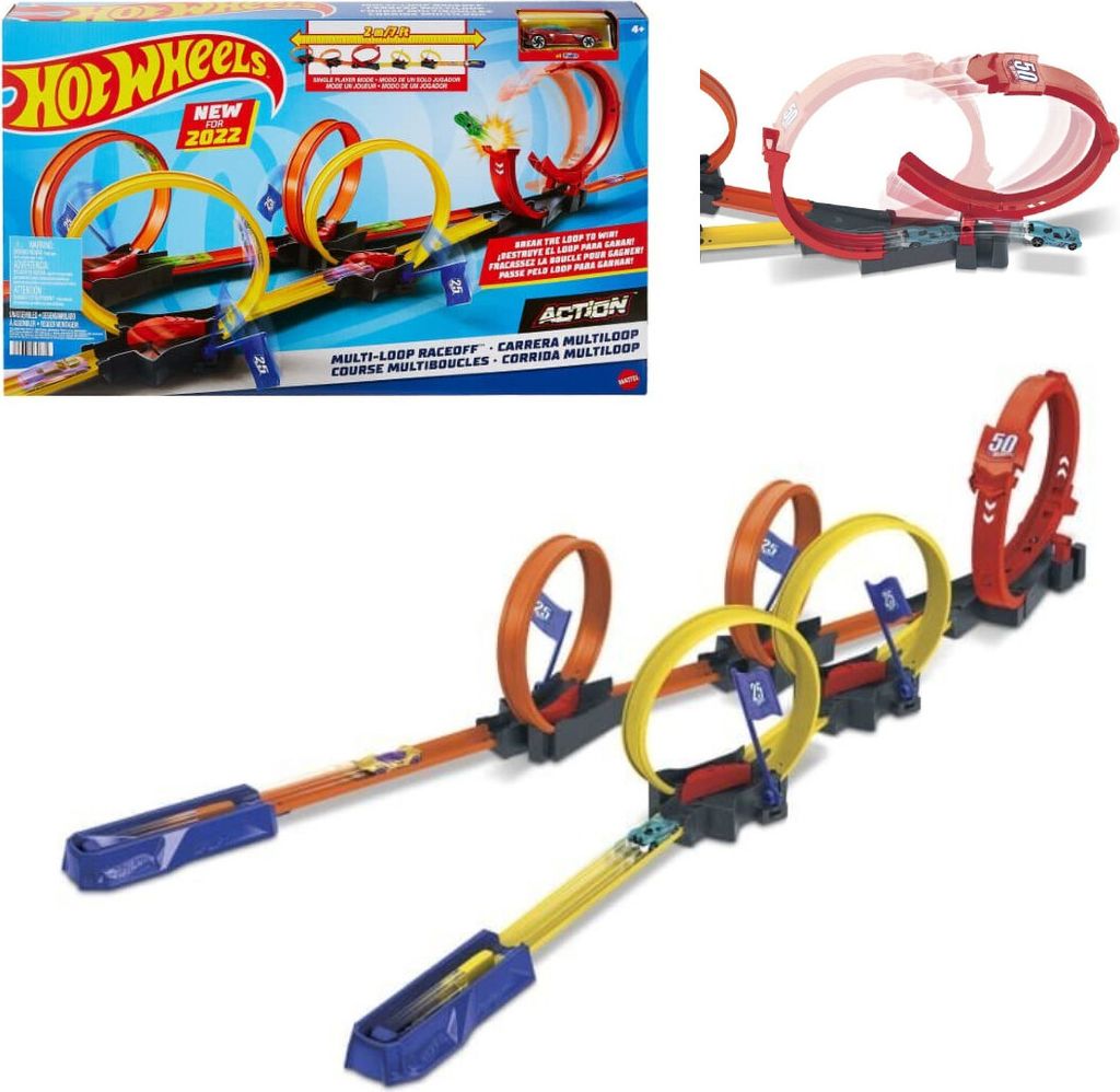 Hot Wheels Rally attraverso i loop acrobatici HDR83 Immagine del prodotto 