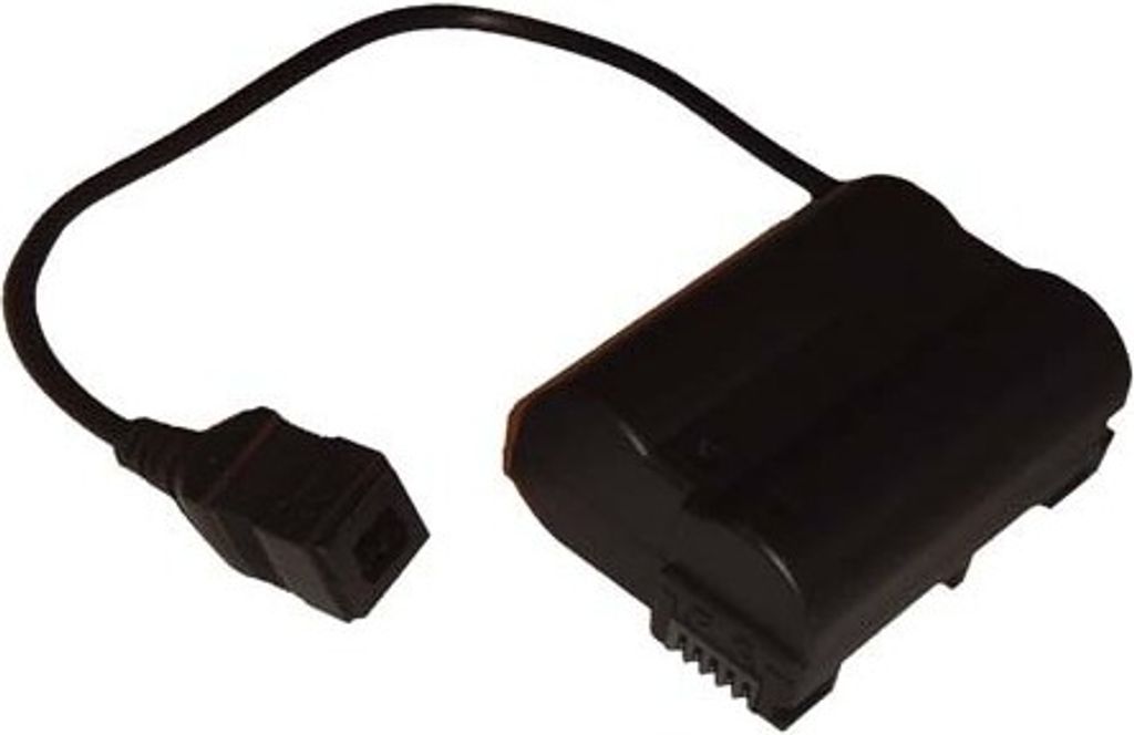 vhbw DC Kuppler Netzadapter kompatibel mit Nikon D7000, D610, D7200, D750, D780, D500, D600, D7500, 1 V1 Kamera, Digitalkamera, DSLR, Spiegelreflex